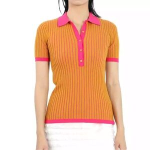 Woman Burberry cashmere+silk Polo